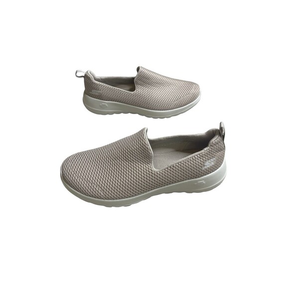 Skechers Womens Gowalk Joy SN 15600 Taupe Tan Casual Shoes Sneakers Size 7.5 - Picture 4 of 12